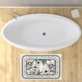 thumbnail image 3 of jifeng Non-Slip Floor Rug Doormat Indoor Machine Washable Dryable Effective Grip Carpet Flower Rectangular, 3 of 9