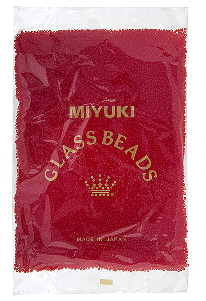 Miyuki Glass Seed Beads 11/0 (250g) DB0140 Transparent Red Orange Bead