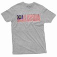 thumbnail image 6 of Men's Malaysia T-shirt Malaysia coat of arms flag patriotic nation country tee shirt (Large Black), 6 of 7
