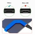thumbnail image 6 of CY 360 Degree Angled Type-C Male to USB-C Female Extension Ultra Slim Data Cable Connector Protector 65W Fast Charge for Tablet Phone, 6 of 9