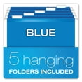 thumbnail image 4 of Desktop File With Hanging Folders, Letter Size, 6" Long, Granite | Bundle of 5 Each, 4 of 7
