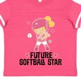 thumbnail image 4 of Inktastic Future Softball Star Girl Girls Toddler T-Shirt, 4 of 5