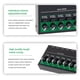 thumbnail image 3 of Mezclador de sonido Mezclador de audio estéreo de 10 canales para micrófonos Guitarras Bajo Teclado, 3 of 8