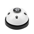 thumbnail image 2 of Iron Sturdy Durable Cute Cartoon Pet Bell for Dog Cat Interactive Toy(White), 2 of 9
