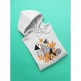thumbnail image 3 of Autumn Abstract Design Hoodie Men -Image by Shutterstock, Male XX-Large, 3 of 4
