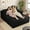 Black, variant on Akaber 60'' Sofa Bed, Oversized Sleeper Couch with Dual-Height Armrests, Lounge Chair for Bedroom, Includes 2 Pillows