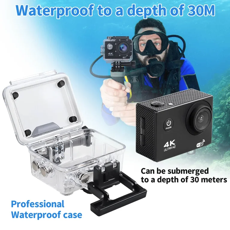 4K Action Camera Sport Video Underwater Waterproof Camera Wifi Remote