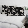 thumbnail image 4 of Black Starfish Coastal Throw Pillow Cover 20 x 30 Inch Decorative Pillow Cover Nautical Summer Ocean Abstract Art Lumbar Pillowcase Seasonal Rectangle Cushion Case for Couch Sofa Bed Living Room, 4 of 9