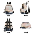 thumbnail image 4 of FORMRS Mini Backpack Purse for Women Quilted Travel Daypack Casual Shoulder Bag, Abstract Landscape, 4 of 7