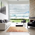 thumbnail image 7 of Ahgly Company Machine Washable Indoor Square Transitional Orange Area Rugs, 6' Square, 7 of 7