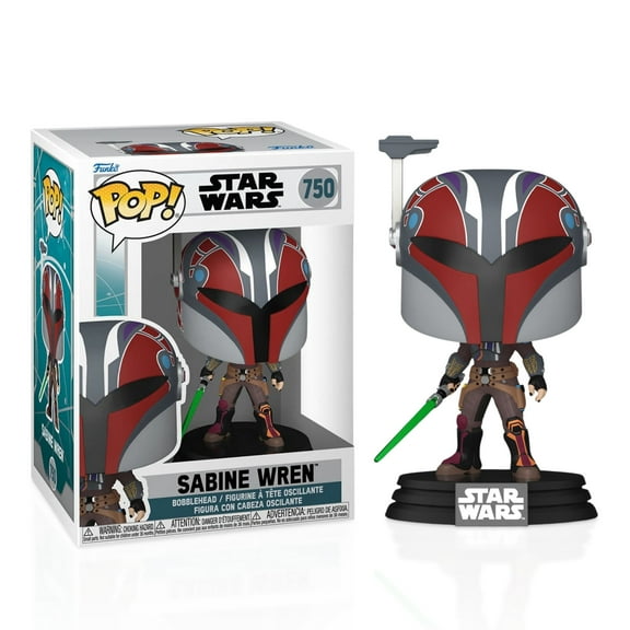 Sabine Wren Funko Pop! Star Wars Ahsoka - Collectible Vinyl Figure #750 with Protector Case