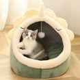 thumbnail image 3 of Alfombrilla de nido semicerrada extraíble y lavable para gatos, cesta para perros y gatos,, 3 of 8