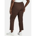 thumbnail image 3 of JMS Just My Size by Hanes Women's Plus Size 2 Pocket Pull On Pants, Single and 2 Pack, 3 of 5