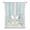 Blue, variant on Pink Cyan Tie Up Curtain for Window, Gradient Abstract Ombre Art Adjustable Tie Up Balloon Curtain Valances Rod Pocket Window Treatment for Kitchen Bathroom Bedroom 34"x45"