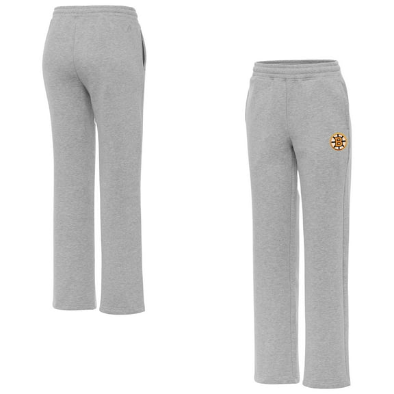 Women's Antigua Heather Gray Boston Bruins Victory Sweatpants