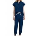 thumbnail image 2 of HongQid Uniformes Médicaux pour Femmes Ensemble de Sarraus Médicaux Haut et Pantalon, 2 of 9