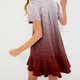 thumbnail image 3 of WILLBEST Vestidos para Mujer Verano Vestido Casual de Mujer Manga Corta Dobladillo Acampanado Vacaciones Uso Diario Básico Degradado Verano Primavera Otoño Atuendo Grande​​, 3 of 3