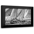 thumbnail image 1 of Pelissier, Marc 24x17 Black Modern Framed Museum Art Print Titled - Moonbeams crossing, 1 of 5