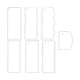 thumbnail image 4 of Combo alisador de pasteles, peine para esculpir pasteles y decorar con diferentes bordes, ideal para glaseado DIY 7x con orificio para colgar, 4 of 9