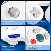 LUXMO Wired Gamecube Controller, Classic Gamecube Wii/Wii U Controller Gamepad Joystick for Gamecube Console