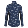 thumbnail image 2 of Kerrits Ladies Horse Sense Fleece Half Zip Print Top, 2 of 2