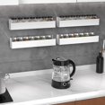 thumbnail image 3 of Adhesive Acrylic Spice Rack Organizer for Wall with Nano Double Sided Tape, Spice Shelf Organization for Kitchen Cabinet Door/Pantry Door, Wall Mount Seasoning Rack (White - 4 Pack), 3 of 13