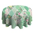 thumbnail image 4 of Pioneer Flower Round Tablecloth 60" X 60",Wrinkle Wipeable Table Cloth for Kitchen Dining Room Picnic Patio Party, 4 of 6