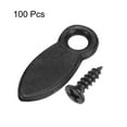 thumbnail image 3 of Uxcell 100Pcs Sujetadores de Botón de Marco de Foto 100Pcs Tornillos Juego de Sujetadores de Botón para Colgar Imágenes, Negro, 3 of 6