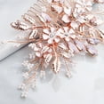 thumbnail image 5 of Épingles de Mariée en Or Accessoires de Clips de Mariage Peigne Diamant Perles de Cheveux, 5 of 5