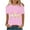 Pink womens tops summer, variant on USSUMA Womens Plus Tops and T-Shirts - Womens Short Sleeve Summer Tops, Happy Easter Shirts for Women Graphic Tees Vintage Shirts Crewneck Graphic T-shirt Tops 2022 Beach