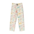 thumbnail image 4 of Goofa Fall Rabbit Printed Soft Pajama Pants for Men, Wide Leg Comfy Casual Lounge Yoga Pants-Medium, 4 of 9