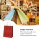thumbnail image 5 of Bewildely Bolsa de papel Kraft de 10 Uds. Con asa giratoria, herramienta de almacenamiento de ropa con soporte de carga, bolsas antideformadas para Almacenamiento y organización del hogar Vino rojo Bewildely HA066668-07, 5 of 6