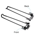 thumbnail image 4 of Uxcell Foldable Hairpin Legs, 12.6" Length Metal Coffee Table Furniture Legs, Black 4 Pack, 4 of 6