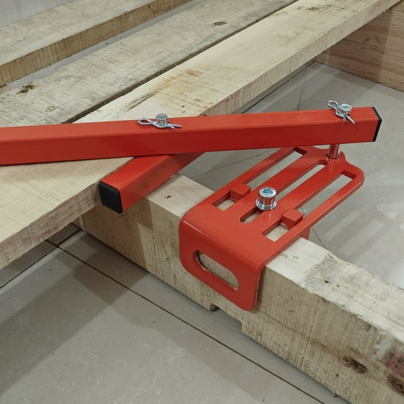 Deck Board Straightening Tool, Steel Decking Board Bender for Straightener Bending Boards to Tighten up The Gaps, Universal Fit for Wood Decks Tools 26inch Orange