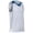 White Royal, variant on Elite Basketball Jersey - WHITE BODY, ROYAL BODY - L
