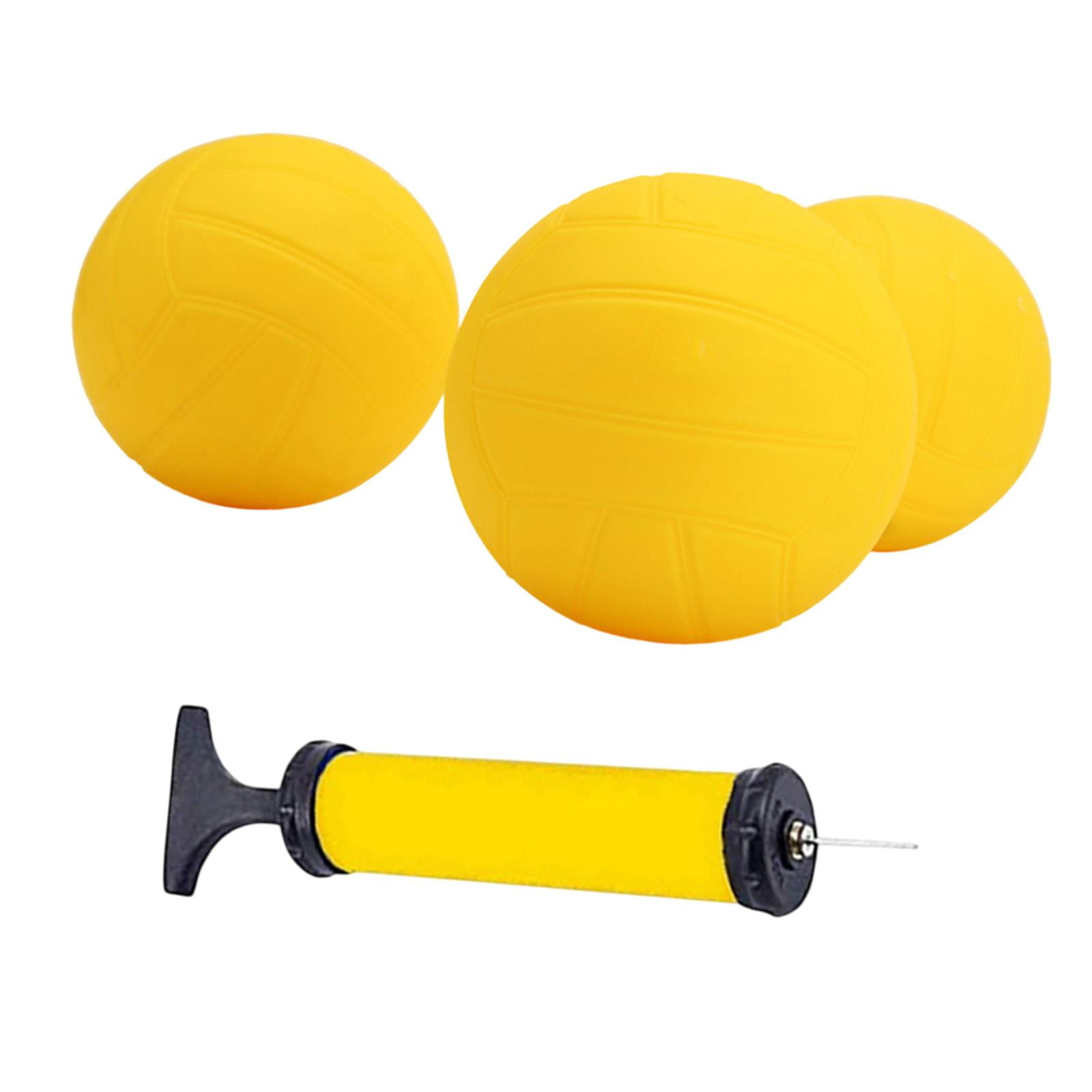 harayaa -Replacement Balls, Mini Volleyball, Strong Soft Yellow Roundnet Game Balls with 3.5 Inch 3pcs