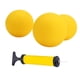 thumbnail image 4 of Pelotas de repuesto, mini voleibol, pelotas de juego redondas amarillas suaves y resistentes con 35 pulgadas 3 piezas, 4 of 8