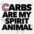 thumbnail image 2 of Carb Spirit Animal Donut Pizza Foodie Tank Top T Shirts Men Women Brisco Brands S, 2 of 6