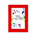 thumbnail image 1 of LGBT Rainbow Flag Yap I Am Men Picture Display Art Red Photo Frame, 1 of 4