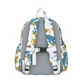 thumbnail image 3 of Cute Dinosaur Pattern Backpack for School,Cute School Bag,Schoolbag with Adjustable Shoulder Straps & Padded Back,13.4"x11"x4.7", 3 of 6