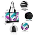 thumbnail image 2 of FORMRS Canvas Laptop Tote Bag for Women with 15.6" Computer Compartments Shoulder Handbag, Abstract Drawing, 2 of 7