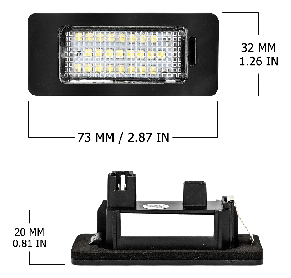 Applicable to License Plate Light For Skoda Octavia3 Superb B6 Rapid