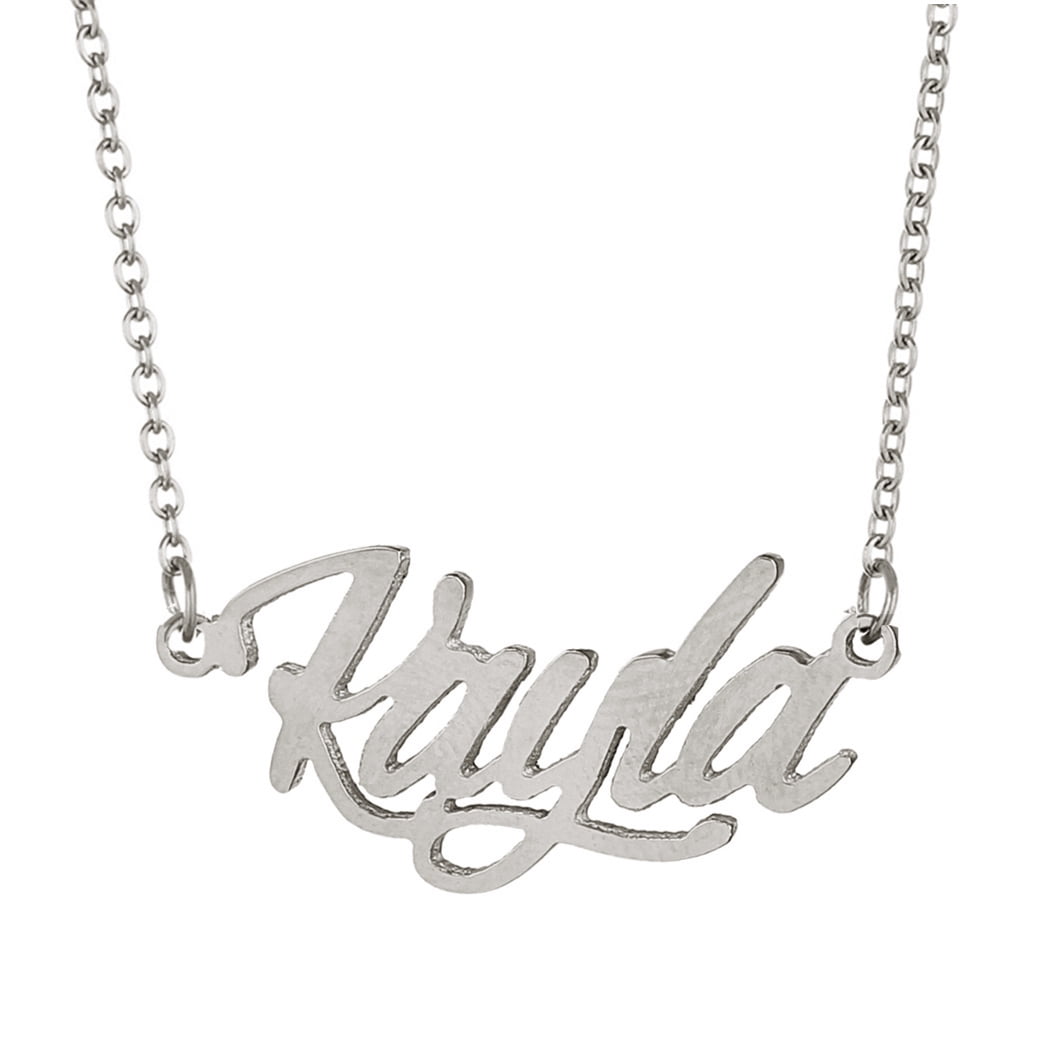 Special Kayla Name Pendant Necklace Chain Stainless Steel Jewelry Valentine Gift