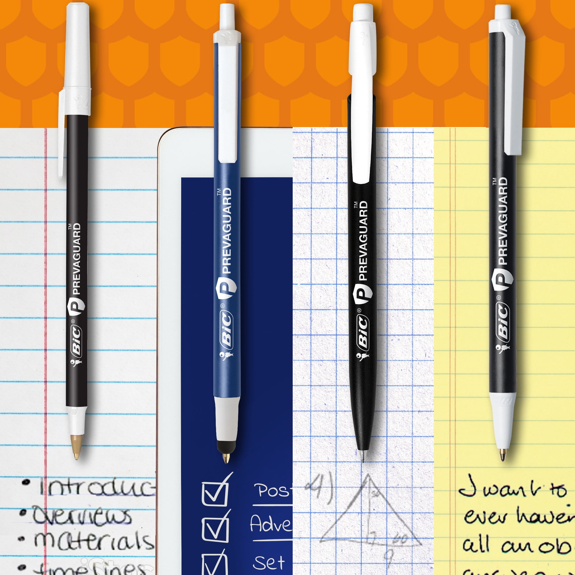 BIC PrevaGuard Media Clic #2 Mechanical Pencil, Medium Point (0.7mm), 12-Count, Smooth Writing, Contains Built-In Protection on the Pen