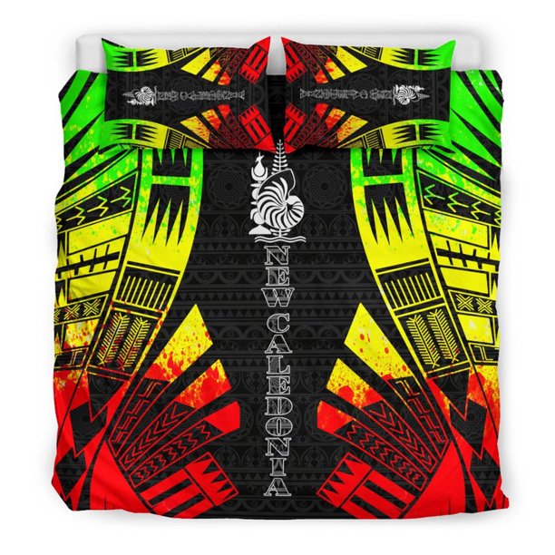 Juego de funda nórdica Nueva Caledonia - Polynesian Tattoo Reggae