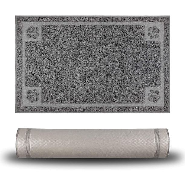 Alfombrilla de alimentación para mascotas para perros y gatos, alfombrilla flexible e impermeable para comida y agua, alfombrilla de comida para perros fácil de limpiar con respaldo antideslizante