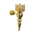 thumbnail image 3 of Candelabro de pared, candelabro de pared, candelabro de hierro montado en la pared, decorativo para chimenea, dormitorio, velas ligeras de té Oro, 3 of 9