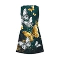 thumbnail image 5 of Livrdious Floral Dresses for Women Summer Boho V Neck Sleeveless Tank Dress with Pockets, A-Line Loose Fit Swing Sundress Casual Beach Vacation, 5 of 6