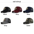 thumbnail image 3 of Unisex Breathable Mesh Baseball Cap Retro Style Stylish Accessory for Men and Women, 3 of 5