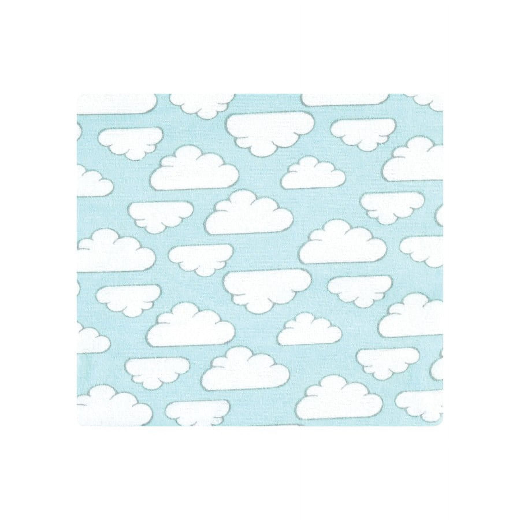 Hudson Baby Unisex Baby Cotton Poly Flannel Receiving Blankets Bundle, Neutral New Elephant, One Size